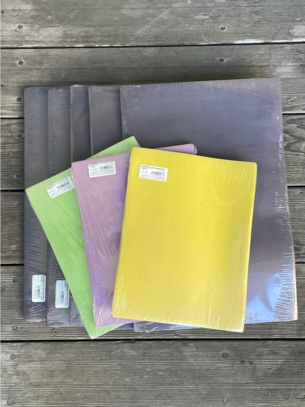 Assorted Pastel Party Foam Boards - Yellow, Purple, Green, Gray